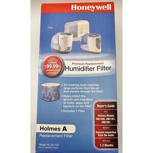 Honeywell Holmes A Humidifier Filter HC-25-TGT Replacement Antimicrobial